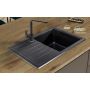 Sink Quality Titanite TITB1KKOX zlewozmywak granitowy 68x49.5 cm zdj.12