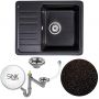 Sink Quality Sapphire SAPB1KKOX zlewozmywak granitowy 56.5x46 cm zdj.7