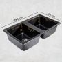 Sink Quality Sapphire SAPB2KBOX zlewozmywak granitowy 79.5x46 cm zdj.11