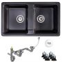 Sink Quality Sapphire SAPB2KBOX zlewozmywak granitowy 79.5x46 cm zdj.7