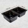 Sink Quality Sapphire SAPC2KBOX zlewozmywak granitowy 79.5x46 cm zdj.7