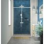 Sealskin Contour CD121206025100 drzwi prysznicowe 120 cm rozsuwane zdj.5