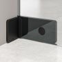 Sealskin Pure PU010906195100 ścianka prysznicowa walk-in 90 cm czarny mat/szkło przezroczyste zdj.3