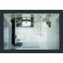 Sanplast Altus 600121252142401 ścianka prysznicowa 80 cm chrom połysk/szkło przezroczyste zdj.3