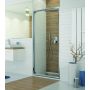 Sanplast TX 600271120038401 drzwi prysznicowe 70 cm składane srebrny połysk/szkło przezroczyste zdj.3