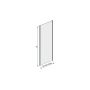 Sanplast TX 600271129038231 ścianka prysznicowa 70 cm srebrny połysk/szkło ze wzorem zdj.2