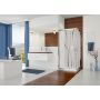 Sanplast TX 600271186038231 kabina prysznicowa 120x90 cm prostokątna srebrny połysk/szkło ze wzorem zdj.3