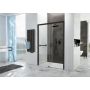 Sanplast Free Zone 600271311059401 drzwi prysznicowe 100 cm rozsuwane czarny mat/szkło przezroczyste zdj.3