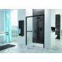 Sanplast Free Zone 600271316059401 drzwi prysznicowe 120 cm rozsuwane czarny mat/szkło przezroczyste zdj.4