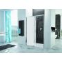 Sanplast Free Zone 600271319038231 drzwi prysznicowe 140 cm rozsuwane srebrny połysk/szkło ze wzorem zdj.1