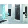 Sanplast Free Zone 600271324059401 drzwi prysznicowe 160 cm rozsuwane czarny mat/szkło przezroczyste zdj.4