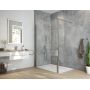 Sanplast Exa Line 600540098038401 kabina prysznicowa walk-in 90x33.5 cm srebrny połysk/szkło przezroczyste zdj.3