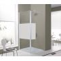 Sanplast Exa Line 600540126024201 kabina prysznicowa walk-in 70x33.5 cm biały mat/szkło ze wzorem zdj.1