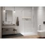 Sanplast Exa Line 600540141024401 ścianka prysznicowa walk-in 70 cm biały mat/szkło przezroczyste zdj.1