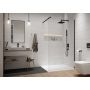 Sanplast Exa Line 600540143059401 ścianka prysznicowa walk-in 90 cm czarny mat/szkło przezroczyste zdj.1
