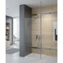 Sanplast Exa Line 600540152038401 ścianka prysznicowa walk-in 80 cm srebrny połysk/szkło przezroczyste zdj.4