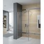 Sanplast Exa Line 600540152038401 ścianka prysznicowa walk-in 80 cm srebrny połysk/szkło przezroczyste zdj.5
