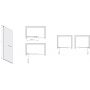 Sanplast Exa Line 600540160024401 ścianka prysznicowa walk-in 70 cm biały mat/szkło przezroczyste zdj.2