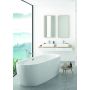 Sanplast Luxo 632370138001010 wanna wolnostojąca 180x80 cm owalna biała zdj.3