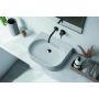 Sanplast Luxo Mineral 640370010001000 umywalka 50x40 cm nablatowa biała zdj.5