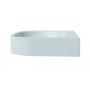 Sanplast Luxo Mineral 640370010001000 umywalka 50x40 cm nablatowa biała zdj.3