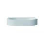 Sanplast Luxo Mineral 640370010001000 umywalka 50x40 cm nablatowa biała zdj.4