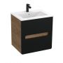 Strama Lupo 2210107 szafka 59.5x45.6x60.5 cm podumywalkowa wisząca grafitowa zdj.5