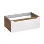 Strama Lupo 2210400 szafka 79.5x45.6x30 cm podumywalkowa wisząca biała zdj.1