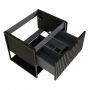 Strama Turf 2410288 szafka 59.5x46x47.5 cm podumywalkowa wisząca czarna zdj.3