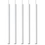 Sollux Lighting Pastelo SL0468 lampa wisząca 5x40 W biały zdj.1