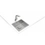 Teka Flexlinea 115000013 zlewozmywak stalowy 49x44 cm stal zdj.6