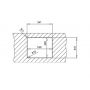 Teka Flexlinea 115000024 zlewozmywak stalowy z syfonem 54x44 cm zdj.3