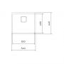 Teka Flexlinea 115000062 zlewozmywak stalowy z syfonem 54x44 cm stal zdj.2
