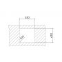 Teka Flexlinea 115000062 zlewozmywak stalowy z syfonem 54x44 cm stal zdj.3