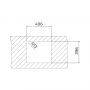 Teka Flexlinea 115000062 zlewozmywak stalowy z syfonem 54x44 cm stal zdj.4