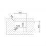 Teka Flexlinea 115000062 zlewozmywak stalowy z syfonem 54x44 cm stal zdj.6