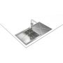 Teka Brooklyn 115100023 zlewozmywak stalowy z syfonem 98.4x50.4 cm zdj.10