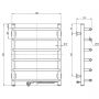 Thermoval TVB 5901812590565 grzejnik elektryczny 60x48 cm biały zdj.2