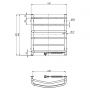 Thermoval TVB 5901812590589 grzejnik elektryczny 60x48 cm biały zdj.2