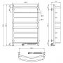 Thermoval TVB 5901812590596 grzejnik elektryczny 80x48 cm biały zdj.2