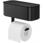 Tiger 2 store uchwyt na papier toaletowy z pojemnikiem do przechowywania czarny 800378 zdj.3