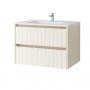 Uptrend Melito 002SU7002UP4530700 umywalka z szafką 70 cm beżową zdj.1