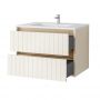 Uptrend Melito 002SU7002UP4530700 umywalka z szafką 70 cm beżową zdj.5