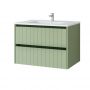 Uptrend Melito 002SU7003UP4530700 umywalka z szafką 70 cm zieloną zdj.1