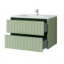 Uptrend Melito 002SU7003UP4530700 umywalka z szafką 70 cm zieloną zdj.3