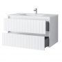 Uptrend Melito 002SU8001UP4530800 umywalka z szafką 80 cm białą zdj.1