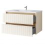 Uptrend Melito 002SU8002UP4530800 umywalka z szafką 80 cm beżową zdj.1