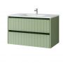 Uptrend Melito 002SU8003UP4530800 umywalka z szafką 80 cm zieloną zdj.1