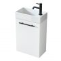 Uptrend Nava 004SU4001TR41355 umywalka z szafką i uchwytami 40.5 cm białą zdj.1