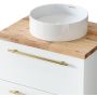 Uptrend Nava 004SU6002999BL6001 szafka z blatem 60.5x46x52.7 cm podumywalkowa stojąca biała zdj.4
